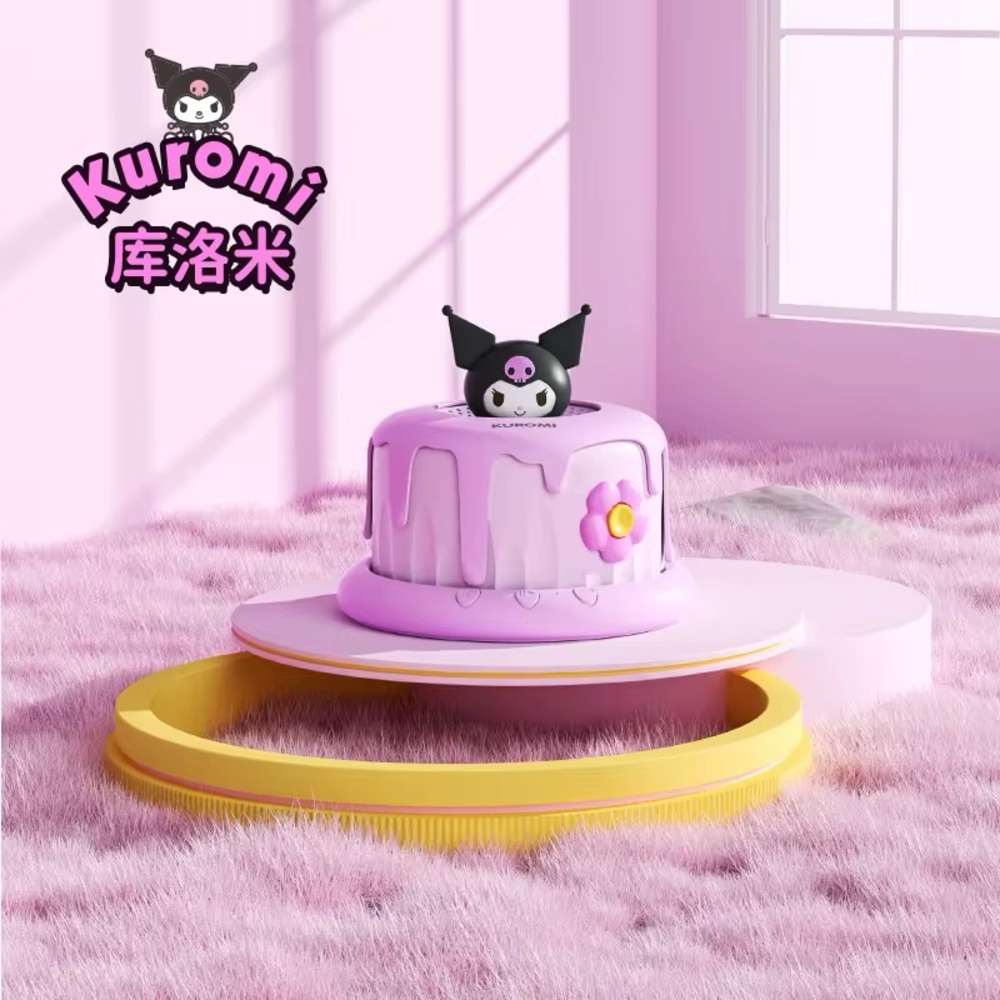 Sanrio Kuromi Portable Speaker - Pink and Yellow